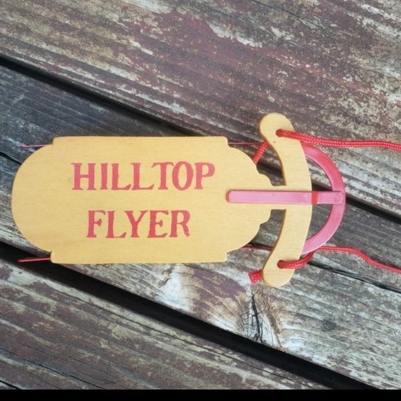 Vintage Hilltop Flyer Sled Christmas Ornament - Picture 3 of 10